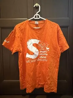 佐鳴予備校 Tシャツ オレンジ　Sanaru Summer School