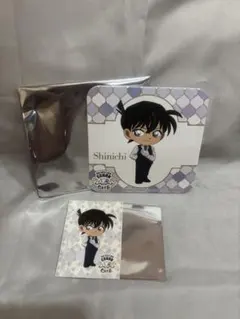 名探偵コナン 工藤新一 コースター ステッカー セット