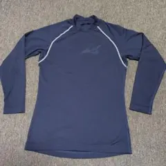 Mizuno ネイビー 長袖アンダーシャツ 160　裏起毛