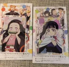 鬼滅の刃　全集中展　アクリルマグネット　禰豆子　カナヲ