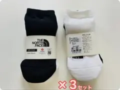 ☆3組セット☆THE NORTH FACE／靴下 黒&白 S(23-25cm)