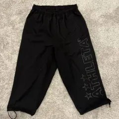 ATHLETA ブラック ピステ七分丈パンツ M