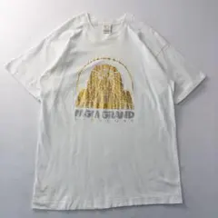 ビンテージ古着90s ラメ ラスベガス カジノ スーベニア 白 プリントTシャツのサムネイル
