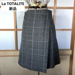 新品　ラトータリテ　ベイクルーズ　レディース　スカート チェック柄　膝丈　M
