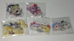 東方Project　ミニアクスタ　アクキー　5点まとめ売りのサムネイル