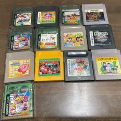 ゲームボーイソフトセット 12本 色々 ワリオ カービー 遊戯王 ハム太郎