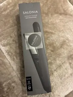 サロニア　スムースシャイン　ストレートアイロン　ブラック