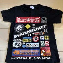 マリオカート Tシャツ 95〜115cm 黒