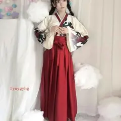 卒業式 修了式 袴セット 女子学生袴 浴衣 可愛い和柄 S1229-4