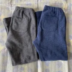 子供服 キッズ UNIQLO 冬用レギンスパンツ2点セット 110cm
