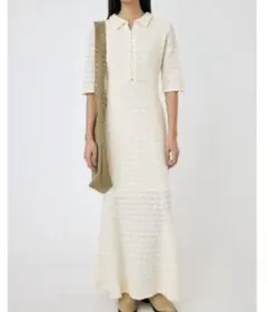 MOUSSY MERMAID H/S LACE ドレス アイボリー ホワイト
