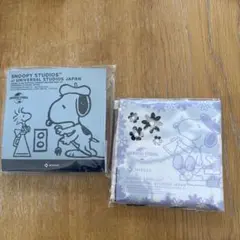 SNOOPY タオルハンカチ 2枚セット
