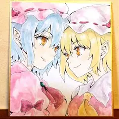 海*月様 ファンアート　東方Project　レミリア　フランドール　手描きイラス