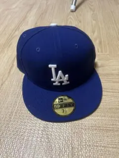 NEW ERA 59FIFTY LAキャップ 7 1/2 ネイビー 青