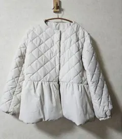 パール付き　キルティングジャケット