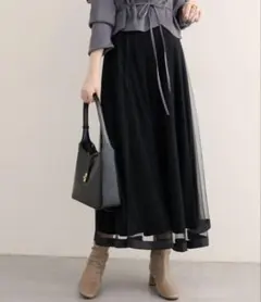 n*m様 新品未使用☆セルフォード シアータックフレアースカート