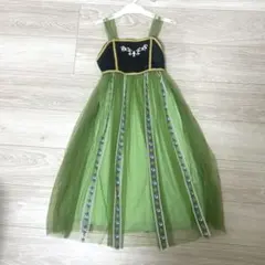 【美品】SHEIN ディズニー アナと雪の女王 戴冠式ドレス風ワンピース 120