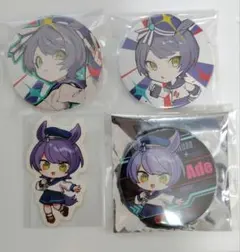 CRフェス　2023 2024　あで　ade　缶バッジ　ステッカー