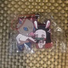 鬼滅の刃 ラバーストラップ 禰豆子 伊之助