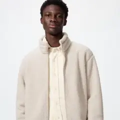 UNIQLO / ボアフリースジャケット（NATURAL）