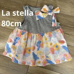 La Stélla フラワーパターン ワンピースのサムネイル