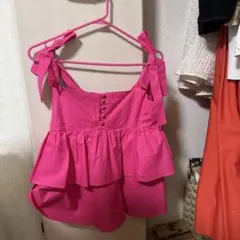 ZARA フリルビスチェ