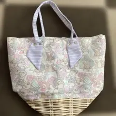 ディズニー　とんすけミスバニー　トートバッグ　イースター