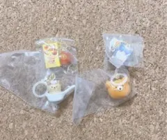 新品4点セット　めじるしアクセサリー　リプトン　ミニチュアチャーム