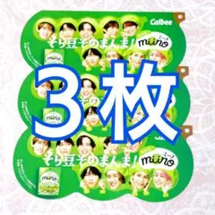 両面補強３枚　ミーノ　miino　スノーマン　フライヤー　SnowMan　目黒蓮