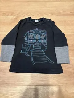 hakka baby 電車プリント Tシャツ 90