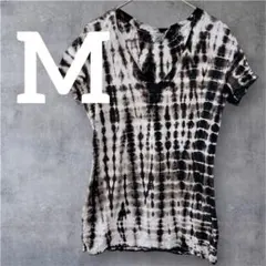 美品❣️タイダイデザイン 半袖【M】VネックTシャツ