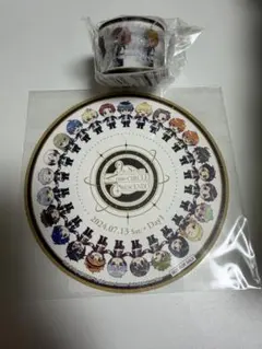 sideMマスキングテープ+円形イラストカードセット