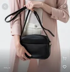 ​【現行品】ほぼ新品　MURA 本革 コンパクト レザー ミニショルダーバッグのサムネイル