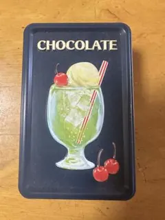 メリーチョコレート 空き缶 レトロ クリームソーダ