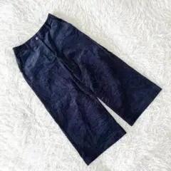 《PLST》 (S) コーデュロイワイドパンツ キレイめカジュアル シンプル