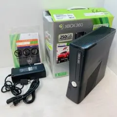 動作確認済 箱有り xbox360 S リキッドブラック バリューパック キ4