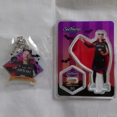 シーホース三河　#30　アーロン・ホワイト選手　アクスタ　アクキーセット
