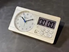 SEIKO KR893W 置時計 アラーム付き STUDY TIME