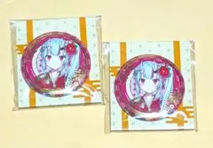 【百鬼あやめ/正月衣装】ホロライブ　お正月　缶バッジ　2個セット
