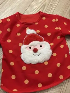 サンタ　トレーナー　クリスマス　クリスマスコーデ　サンタコーデ