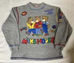 ミキハウス クマ トレーナー レトロ 希少