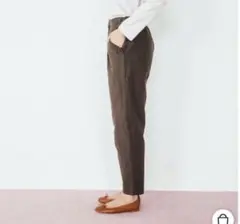 北欧暮らしの道具店　2021 秋いちボトムス　カーキブラウン　M