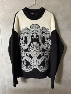ヴェルサーチェ Versace　シルバーバロック　ニットセーターのサムネイル