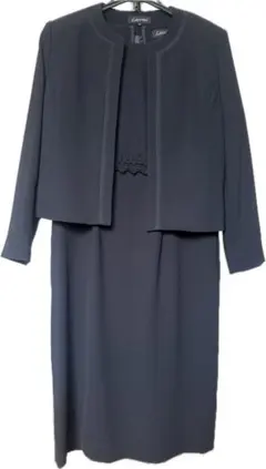 【美品✨】喪服11号 黒のジャケット付きワンピース