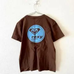 ☆【ロキシー】Tシャツ 沖縄 プリントデザイン 綿100％ クルーネック 半袖M