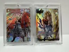 豆*砲様 ドラゴンボールカード パラレル　ゴジータL★＋SCR★2枚セット