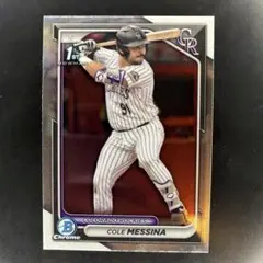 Cole Messina 1st Bowman Chrome Rockies