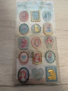 アリエル　ディズニーレリーフデコレーションシール　新品