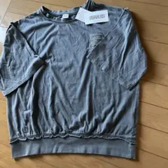 スヌーピーバックプリントTシャツ（グレーM）のサムネイル