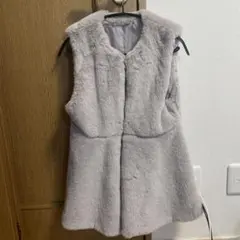 GRL グレイル フリージア ペプラムファーベスト[on268] グレージュ